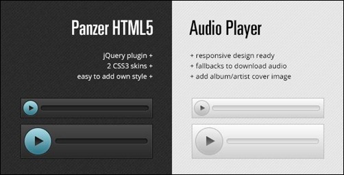 Panzer - HTML5 Audio Player