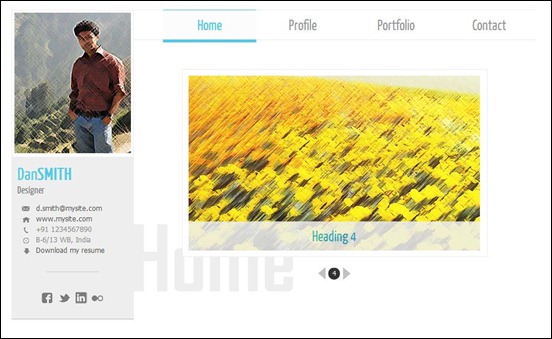 ProV - vCard HTML5 Template