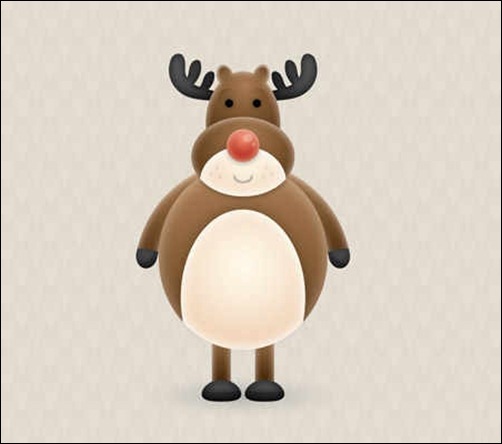 create-a-cute-reindeer-character-in-illustrator