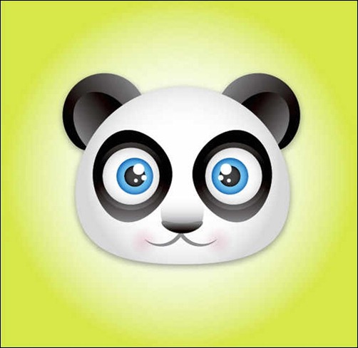 create-a-panda-bear-face-