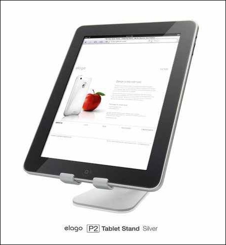 9" 10" COMPUTER TABLET HOLDER BIANCO iClip Pieghevole Stand Apple iPad Tab 