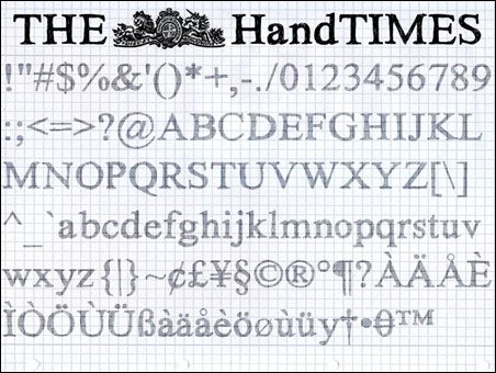 hand-times-hand-drawn-font