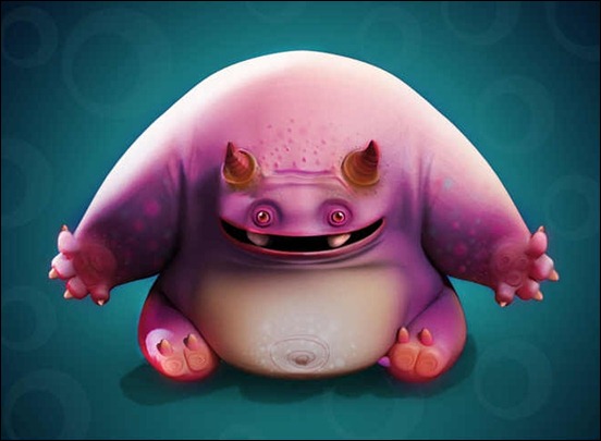 cartoon-monster