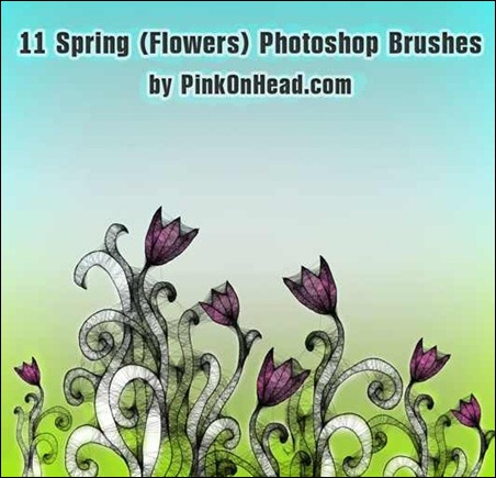 spring-floral-brushes-by-Brushes-king
