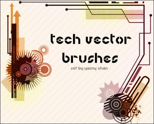 tech-vector-brushes