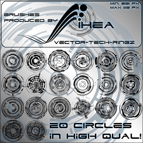 vector-high-tech-ring-brushes