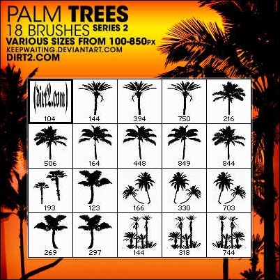 palm-tree-brushes