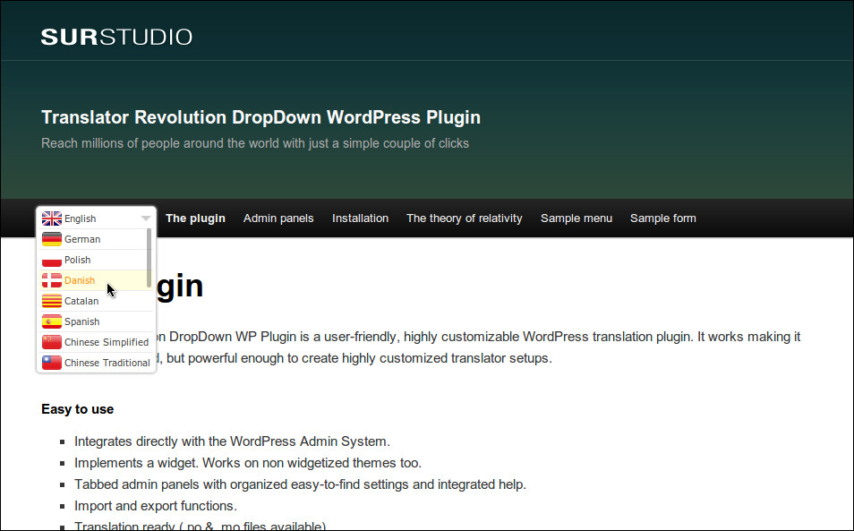 translation wordpress plugin