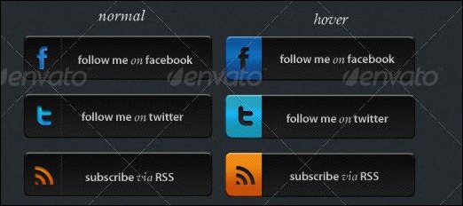 Dark beautiful buttons