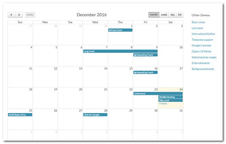 9 Best Jquery Calendar And Date Picker Plugins To Engage Your Visitors In 2017 Tripwire Magazine
