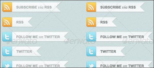 Social Networking Butons