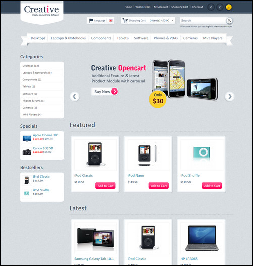 creative-opencart-theme