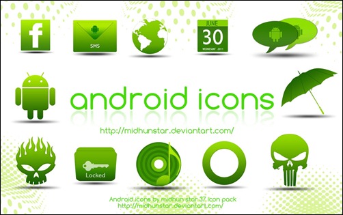 android-green-icons