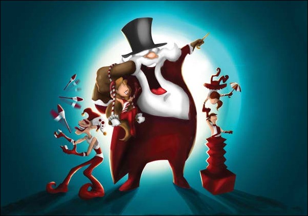 santa-circus