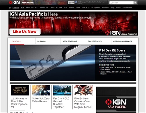 IGN-gaming-websites