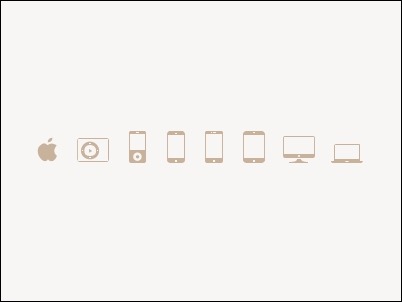 free-psd-apple-glyphs