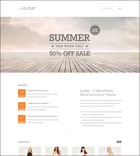 Outlet - Multi-Purpose WooCommerce Theme
