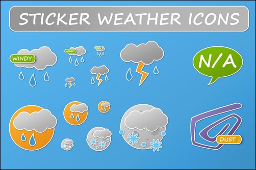 sticker-weather-icons