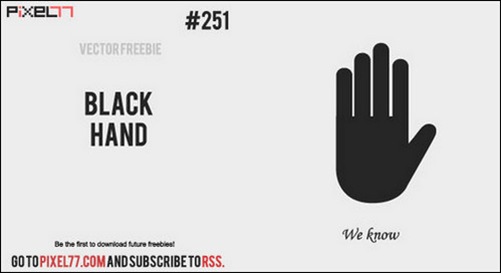 free-black-hand-vector