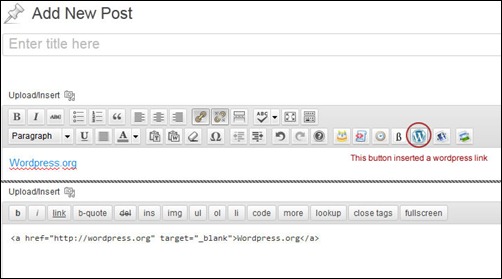 Custom Editor Buttons