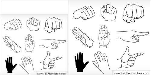 Free-Vector-Hands-sets