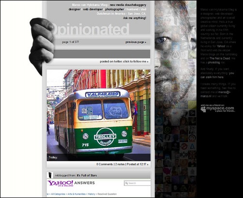 Opinionated Creative Tumblr Blog Designs
