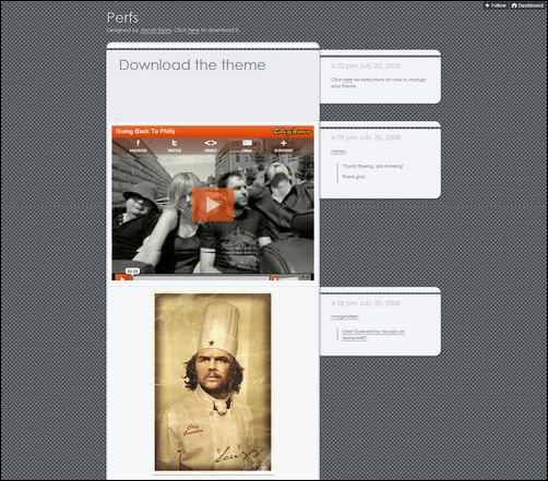 Perfs Creative Tumblr Blog Designs