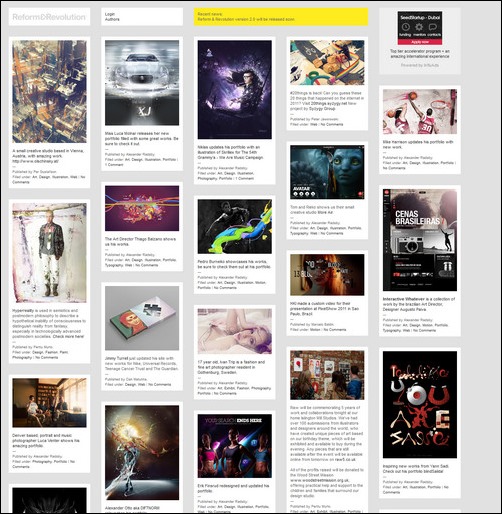ReformRevolution Creative Tumblr Blog Designs