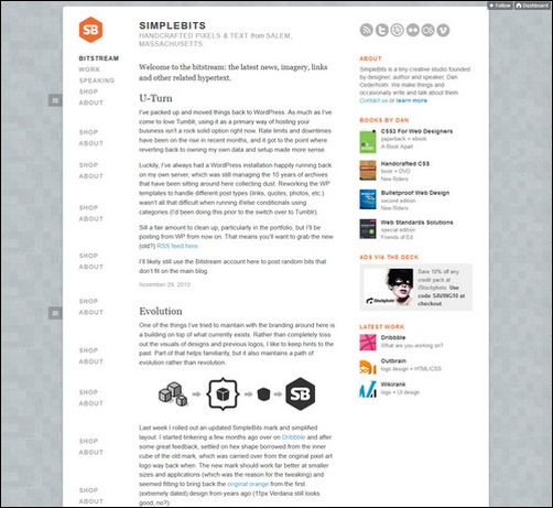 Simple Bits Creative Tumblr Blog Designs