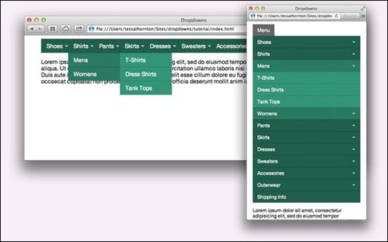 big-menu-small-screen