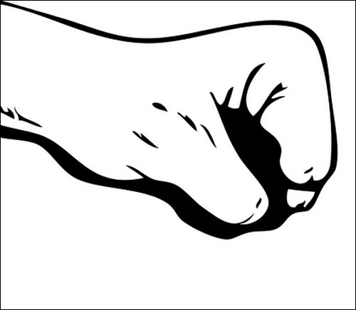 first-outline-lineart-clip-art-hand-vector
