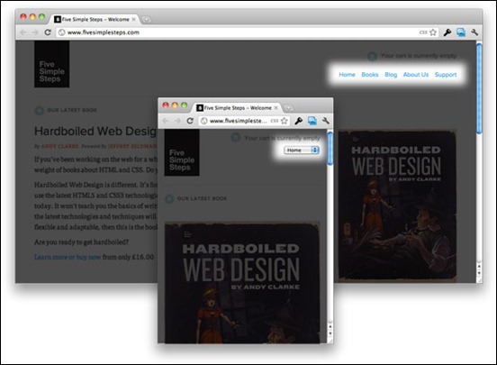 convert-menu-to-dropdown