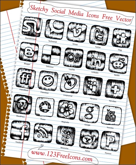 sketchy-social-media-icons-free-
