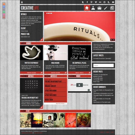 CreativeLife - WordPress T heme For Creatives
