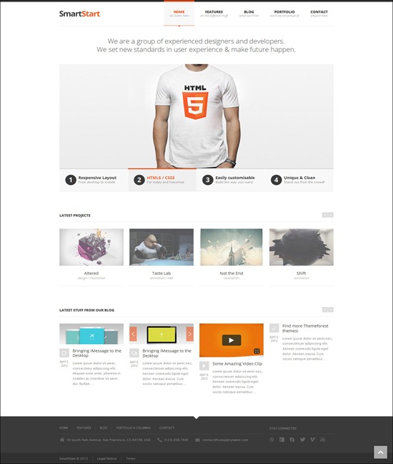 SmartStart WP - Responsive HTML5 Theme
