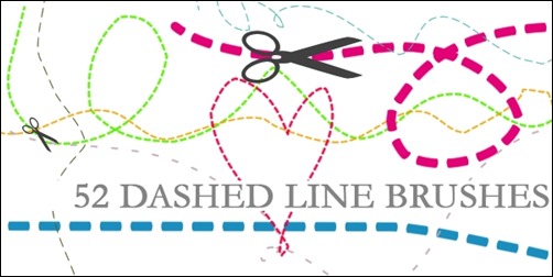 dashed-line-brushes