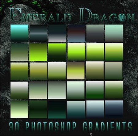 emerald-dragon-ps-gradients