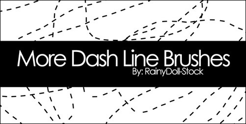more-dash-line-brushes