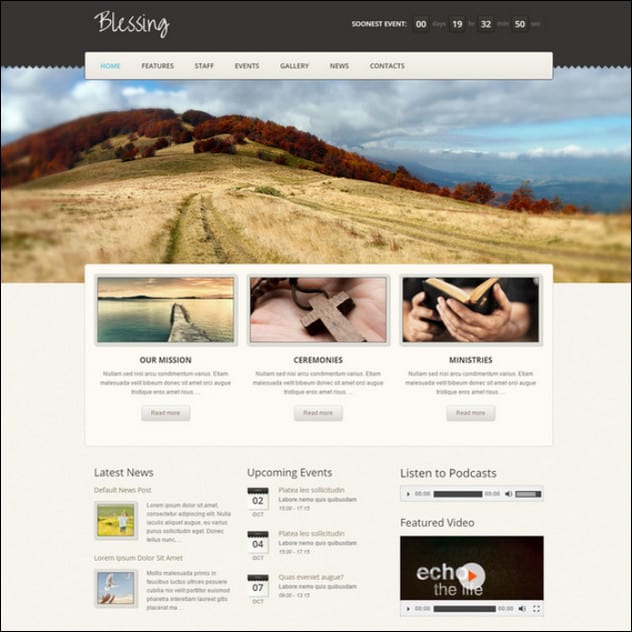 Blessing Premium Responsive WordPress Theme