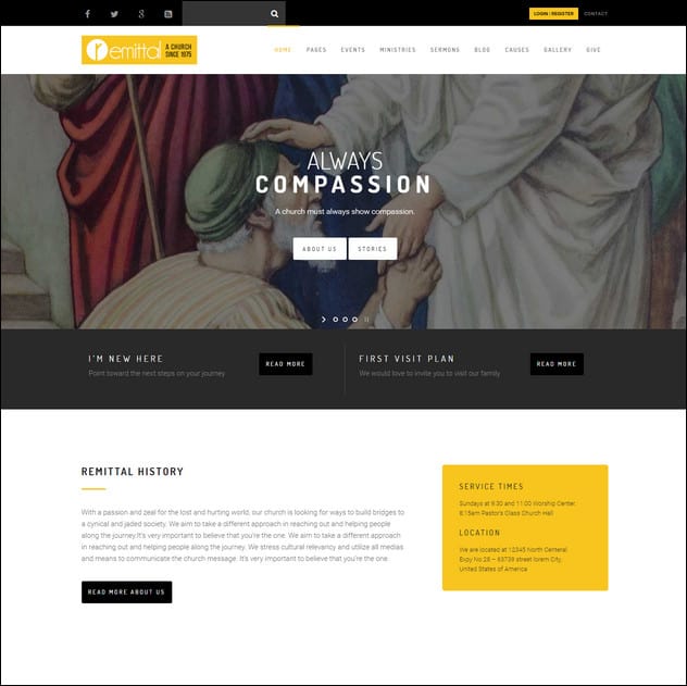 Church Suite Responsive WordPress Theme