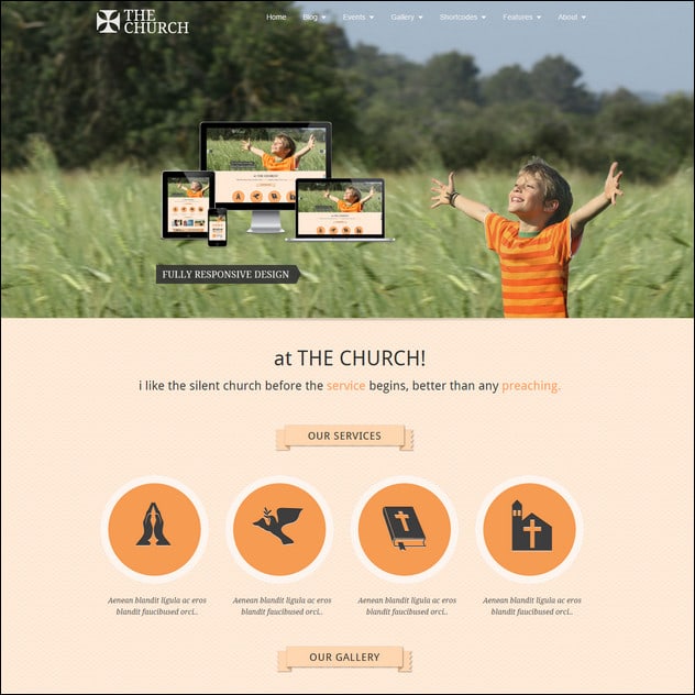 The Church - Responsive WordPress Theme