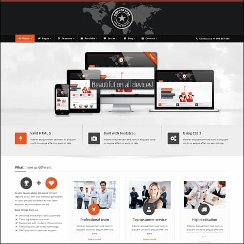 Corportase business website template