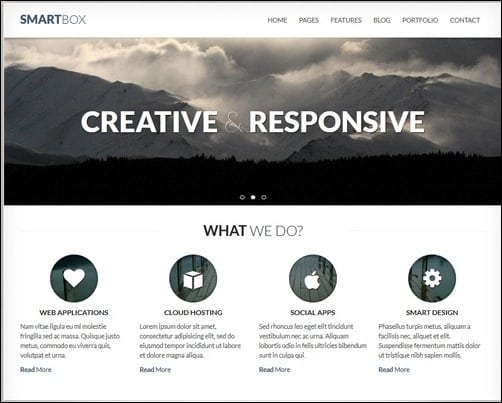 SmartBox business website template