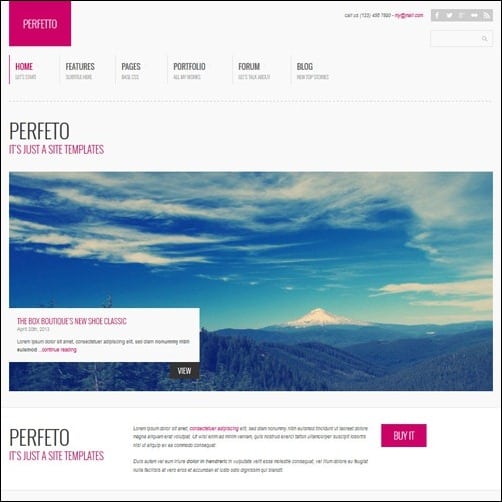 Perfetto WordPress Business Themes