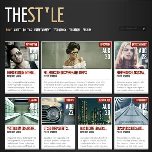 060 WordPress masonry theme