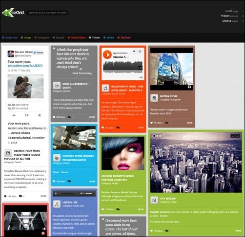 060 WordPress masonry theme