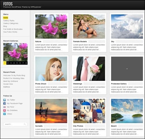 062 WordPress masonry theme