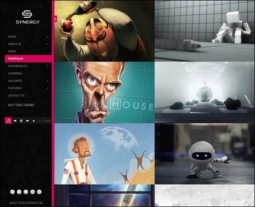 066 WordPress masonry theme