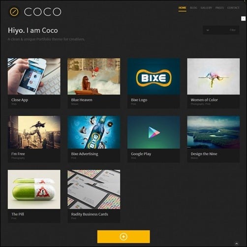 068 WordPress masonry theme