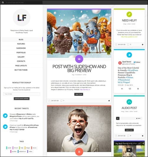 072 WordPress masonry theme